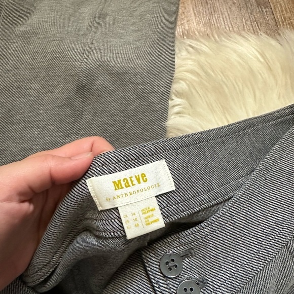 ATHROPOLGIE Maeve Seamed Flare Pants - Picture 5 of 6